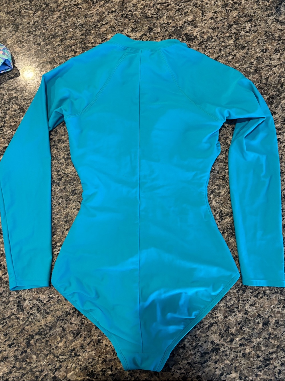 Long sleeve women’s rash guard one piece swimsuit - Picture 2 of 4